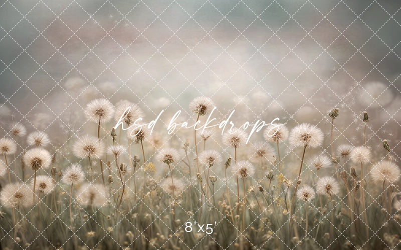 Dandelion Daydream – Soft Meadow Photography Backdrop