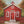 Vintage Red School House Back to School Backdrop for Photography 