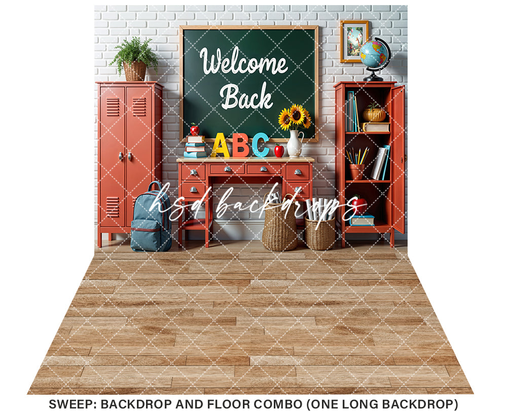 Welcome Back to School Classroom Photo Backdrop – HSD Photography Backdrops