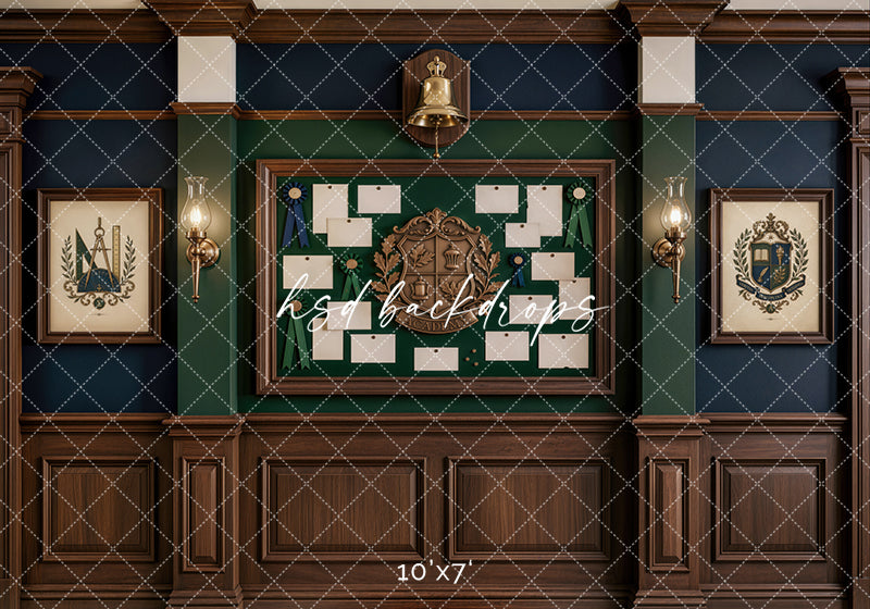 Academic Honor Board Photography Backdrop – Classic School Portrait Setting | HSD Backdrops