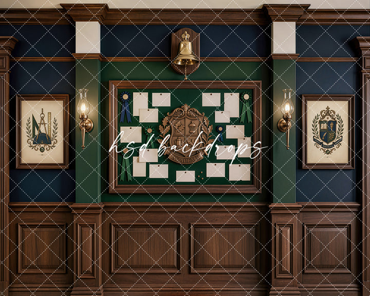 Academic Honor Board Photography Backdrop – Classic School Portrait Setting | HSD Backdrops