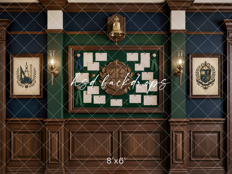 Academic Honor Board Photography Backdrop – Classic School Portrait Setting | HSD Backdrops