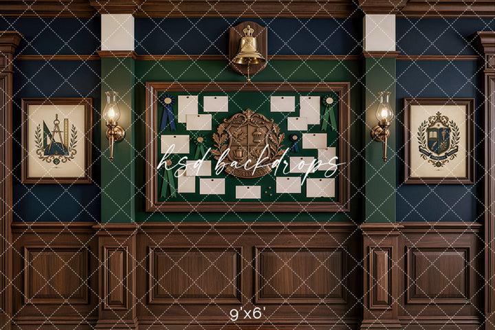 Academic Honor Board Photography Backdrop – Classic School Portrait Setting | HSD Backdrops