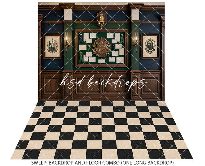 Academic Honor Board Photography Backdrop – Classic School Portrait Setting | HSD Backdrops