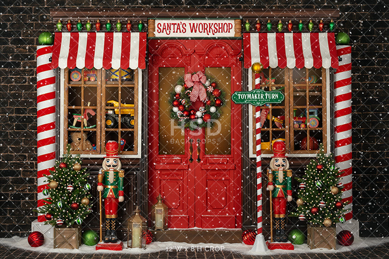Toymaker (with snow) - HSD Photography Backdrops 
