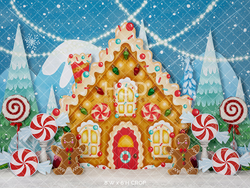 A Gingerbread Christmas - HSD Photography Backdrops 