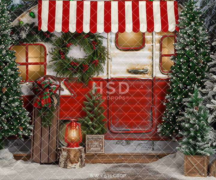 Christmas Camper - HSD Photography Backdrops 