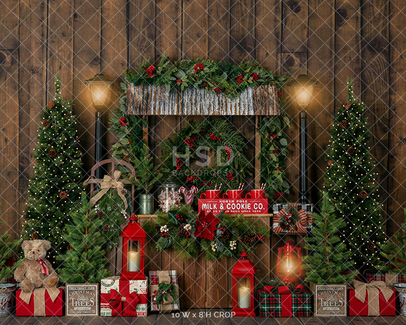 Christmas Stand 10'X8' - RTS - HSD Photography Backdrops 