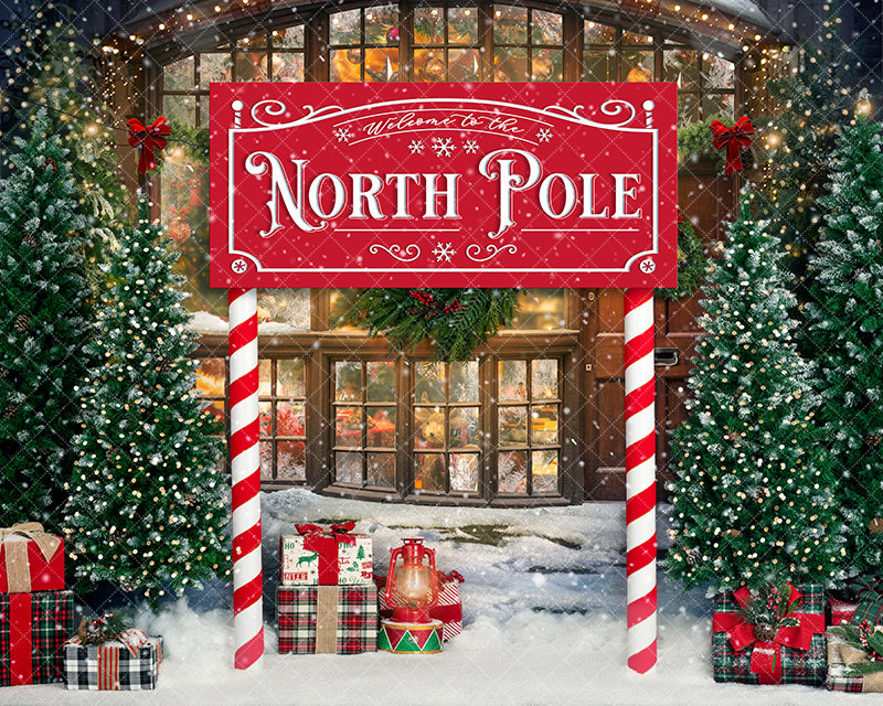 Welcome to the North Pole - HSD Photography Backdrops 