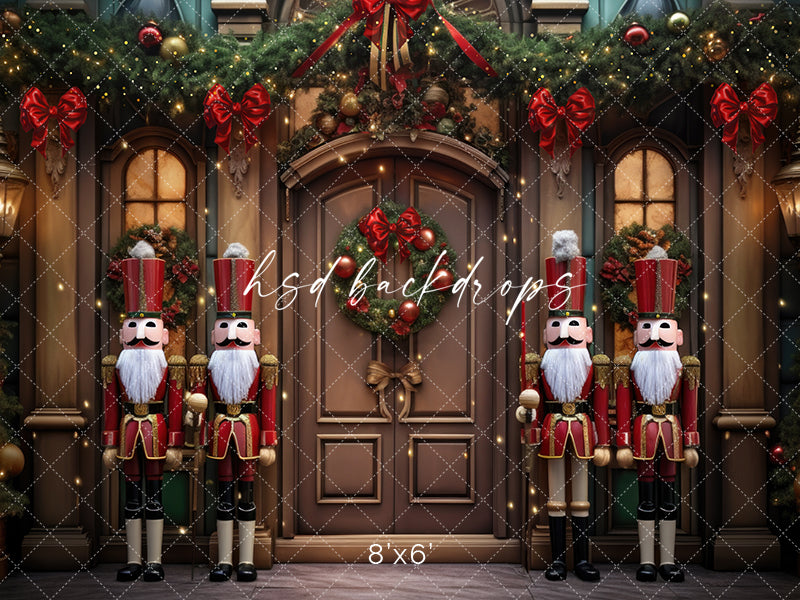 Nostalgic Nutcracker Door - HSD Photography Backdrops 