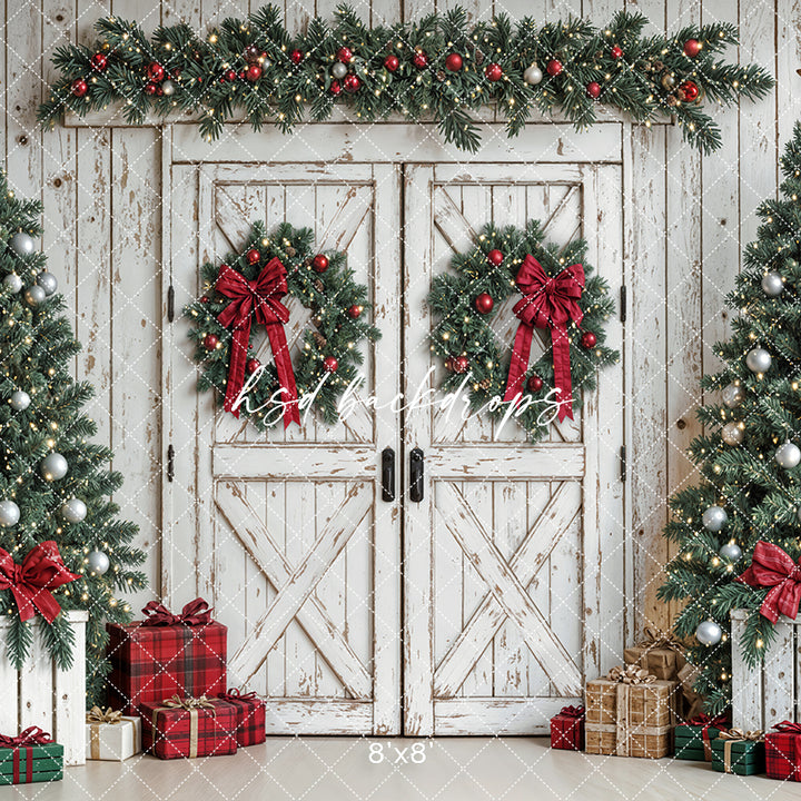 Festive Christmas Barn Doors