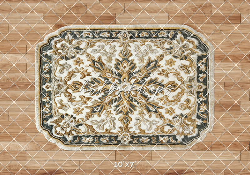 Festive Fireside Rug Floor Mat