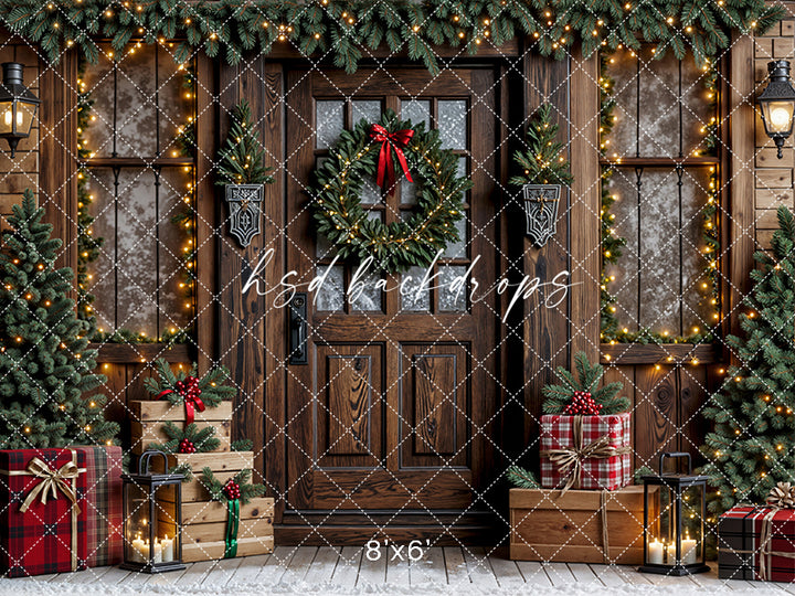 Rustic Christmas Porch (sweep options)