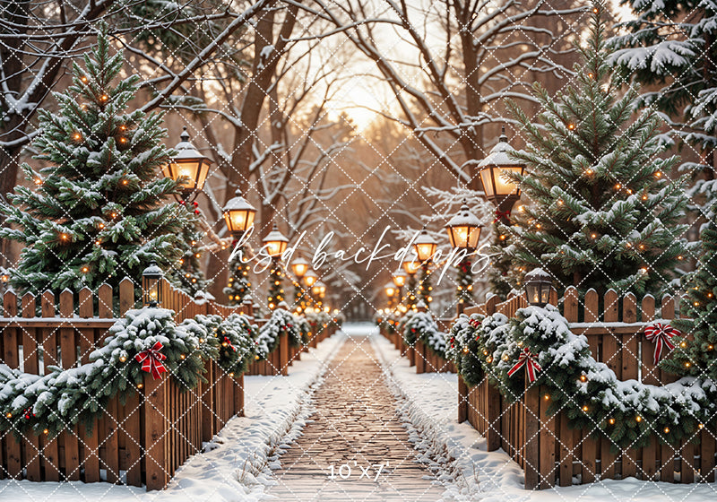 Rustic Christmas Entrance (sweep options)
