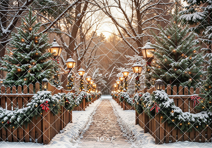 Rustic Christmas Entrance (sweep options)