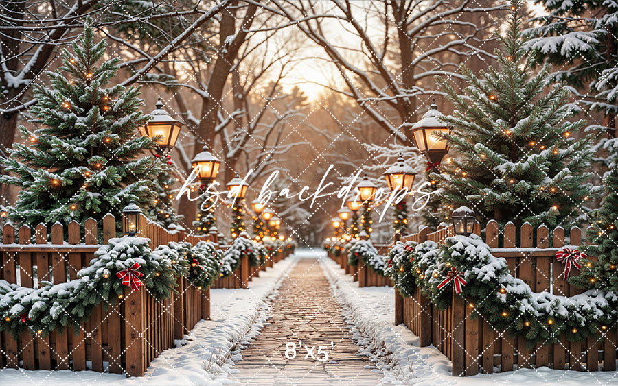 Rustic Christmas Entrance (sweep options)