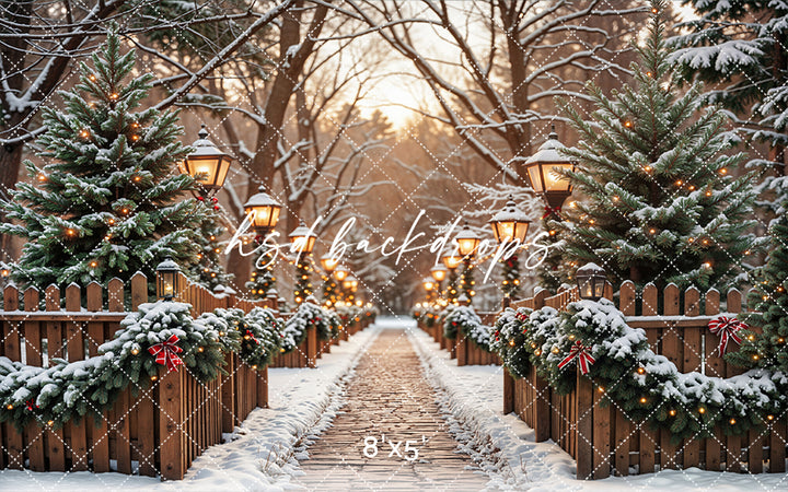 Rustic Christmas Entrance (sweep options)