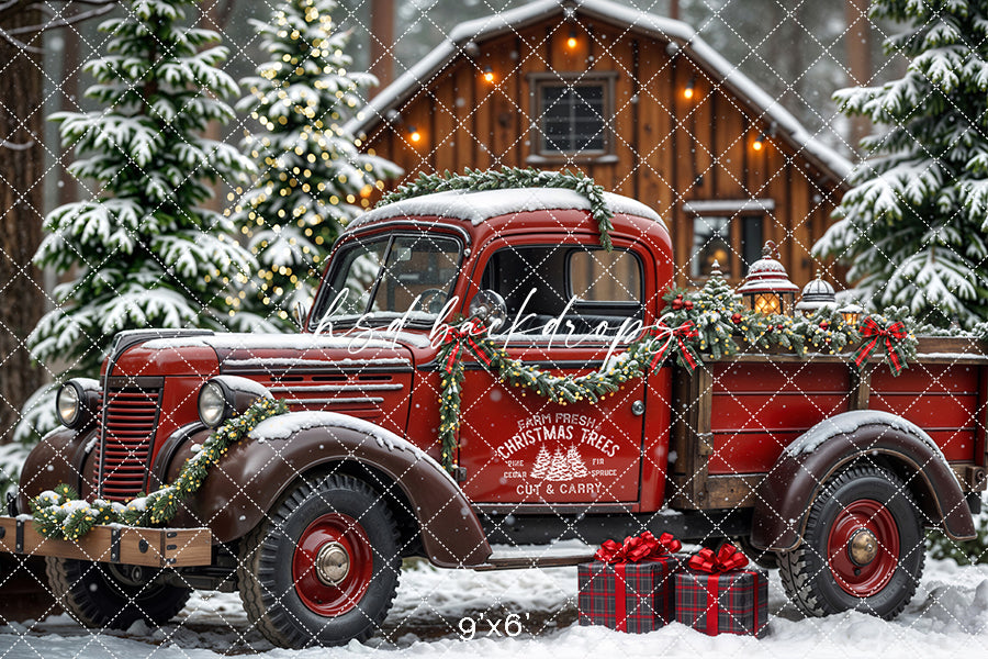 Christmas Tree Farm Truck (sweep options)