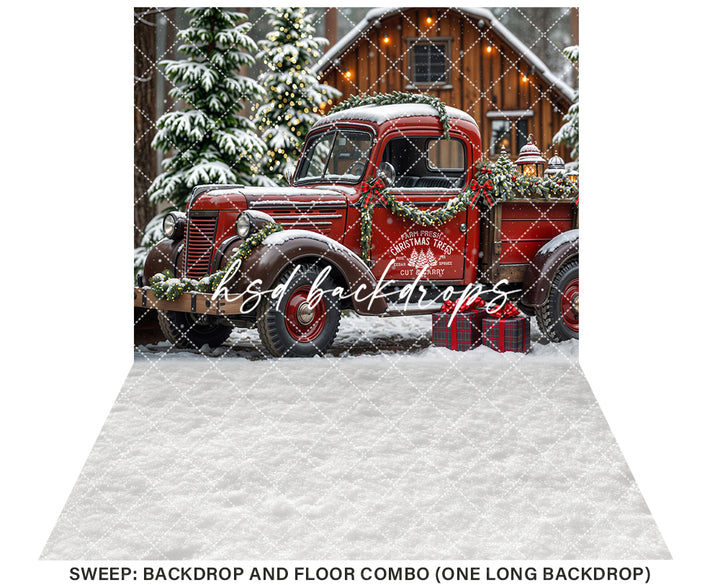 Christmas Tree Farm Truck (sweep options)
