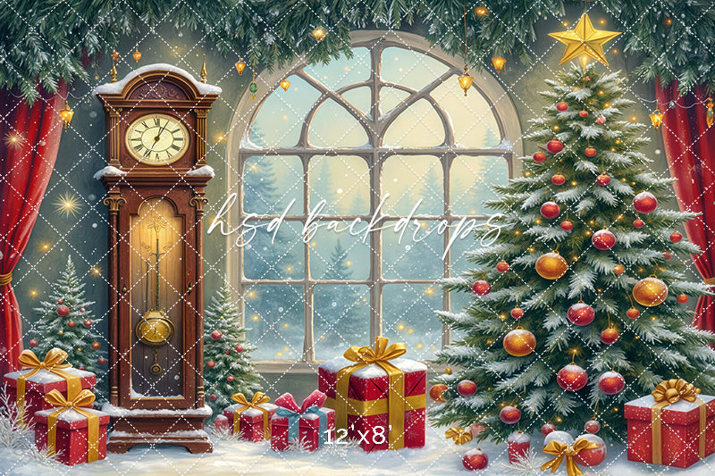 Christmas Clock Window (sweep options)