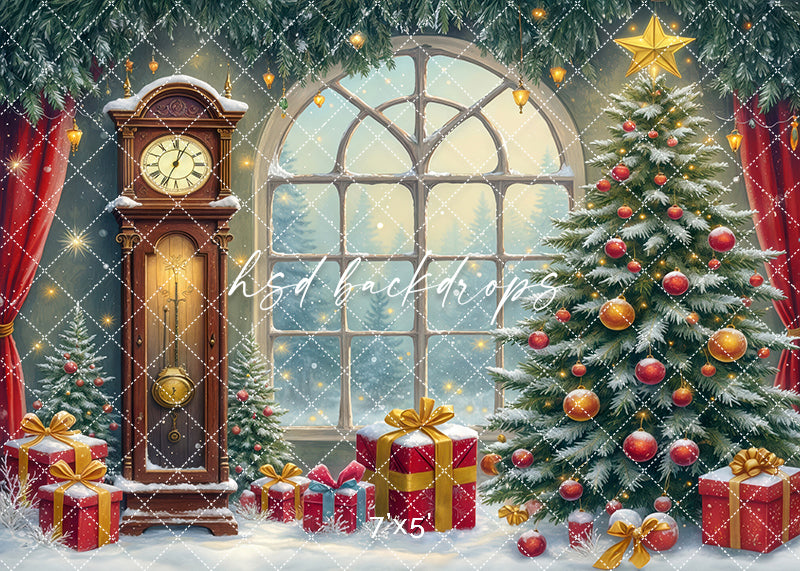 Christmas Clock Window (sweep options)