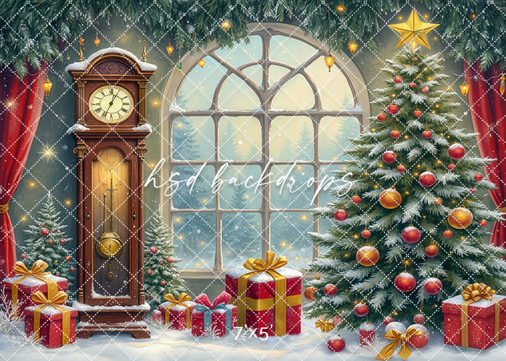 Christmas Clock Window (sweep options)