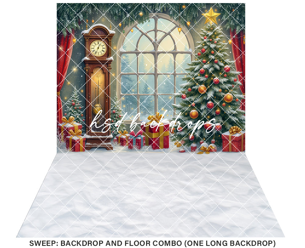 Christmas Clock Window (sweep options)