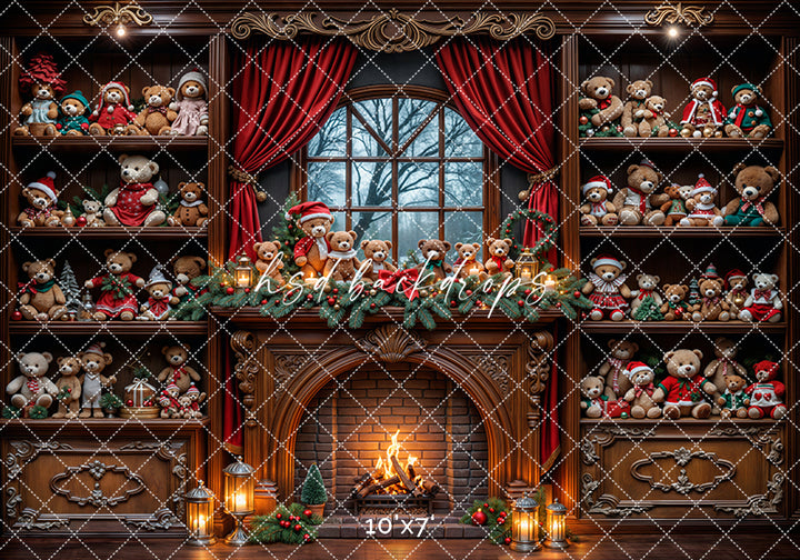 Cozy Claus Fireplace (sweep options)