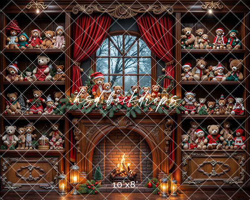 Cozy Claus Fireplace (sweep options)