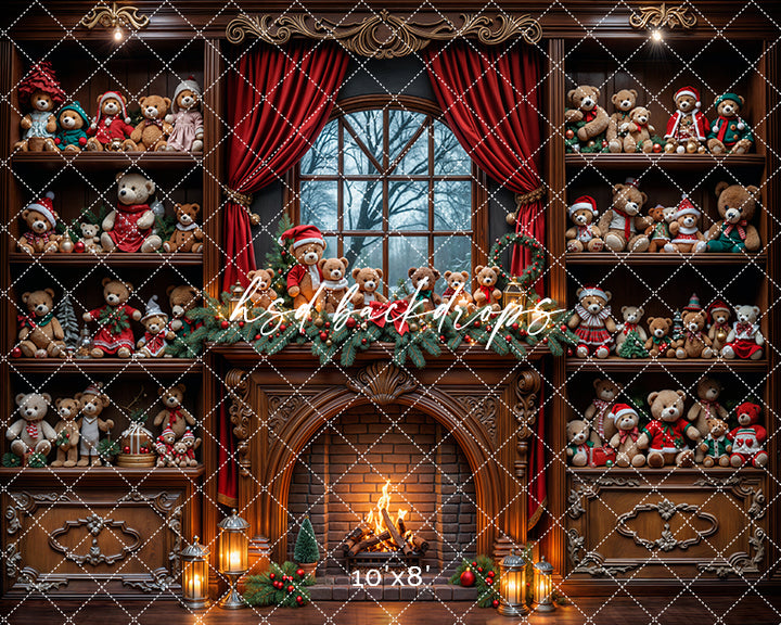Cozy Claus Fireplace (sweep options)
