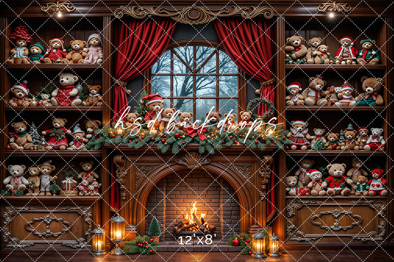 Cozy Claus Fireplace (sweep options)