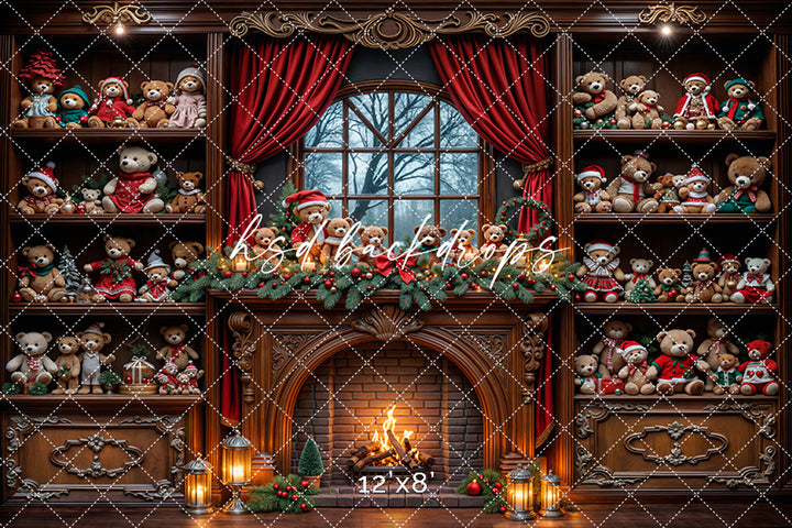 Cozy Claus Fireplace (sweep options)
