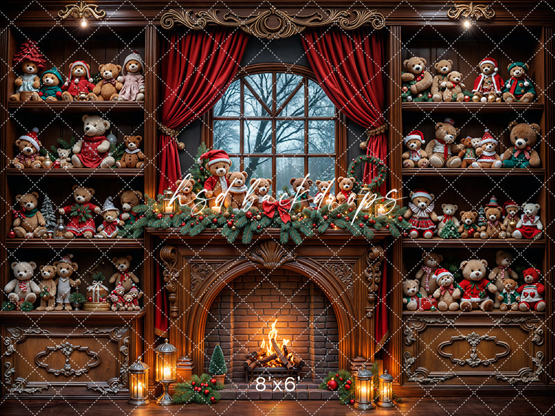 Cozy Claus Fireplace (sweep options)