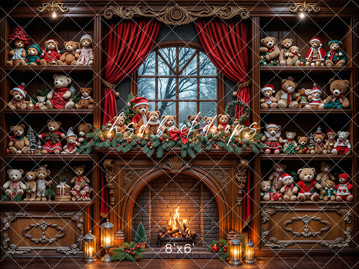 Cozy Claus Fireplace (sweep options)