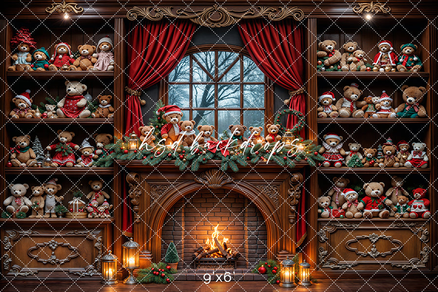 Cozy Claus Fireplace (sweep options)