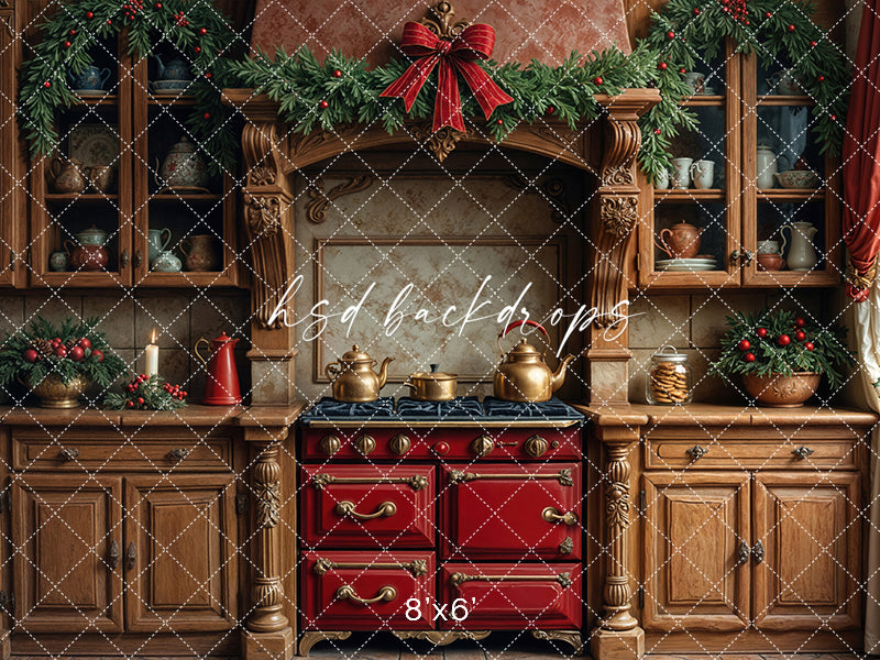 Nostalgic Christmas Kitchen (right lighting)