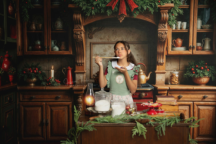 Nostalgic Christmas Kitchen (right lighting)