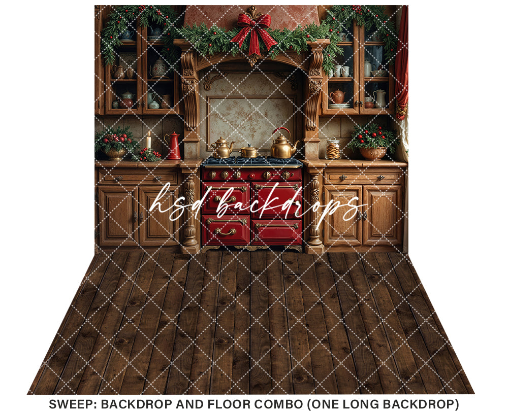 Nostalgic Christmas Kitchen (right lighting)
