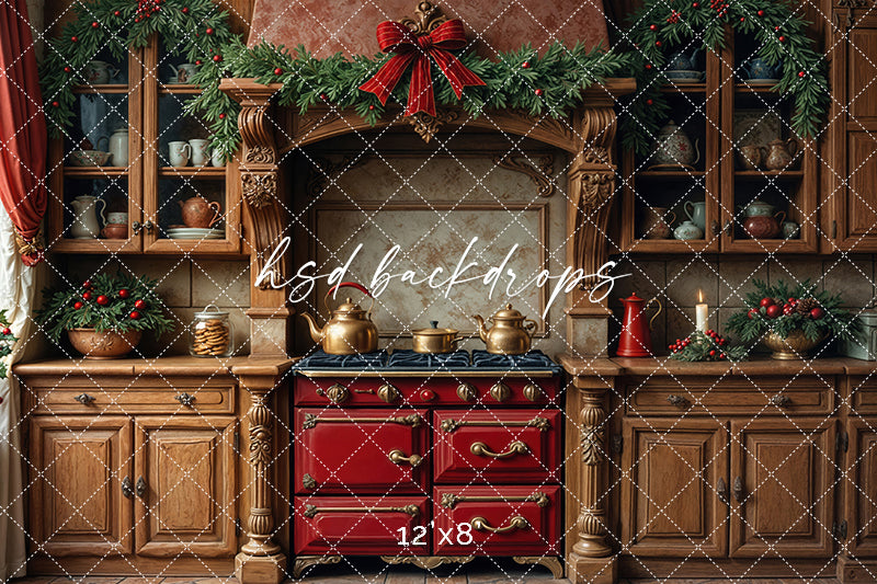 Nostalgic Christmas Kitchen (sweep options)