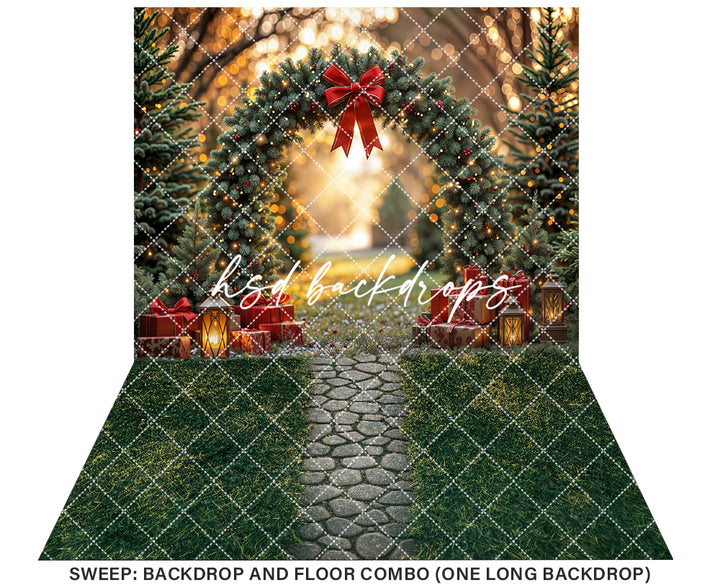 A Glimmering Christmas Garden (sweep options)