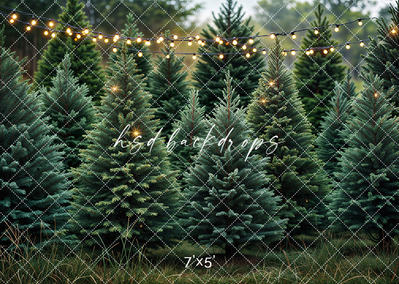Trees Service Backdrop Twilight Tree Farm (sweep options) – HSD Photography Backdrops