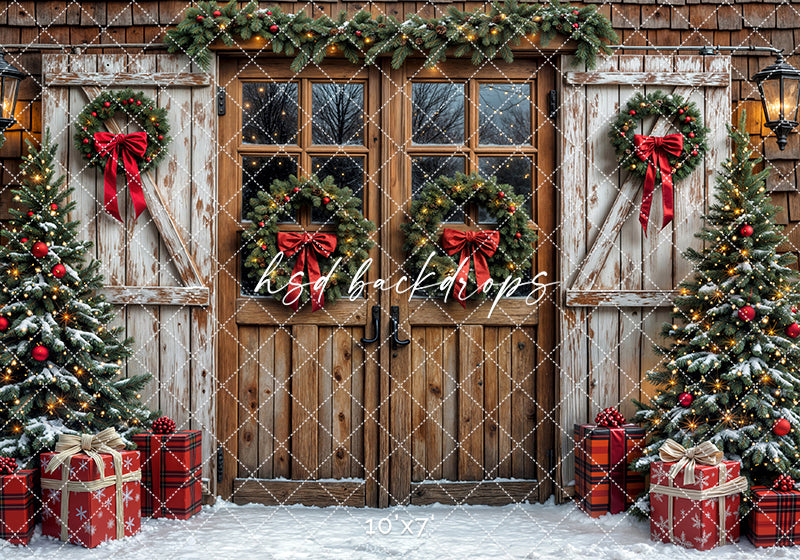 Frosted Farmhouse Doors (sweep options)