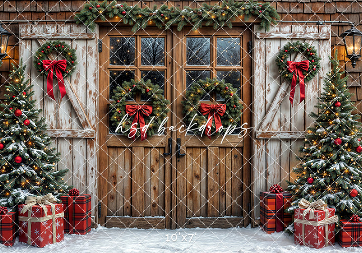 Frosted Farmhouse Doors (sweep options)