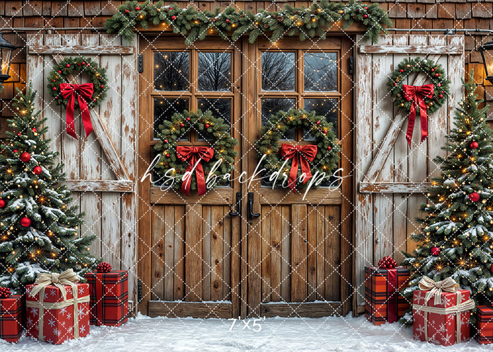 Frosted Farmhouse Doors (sweep options)