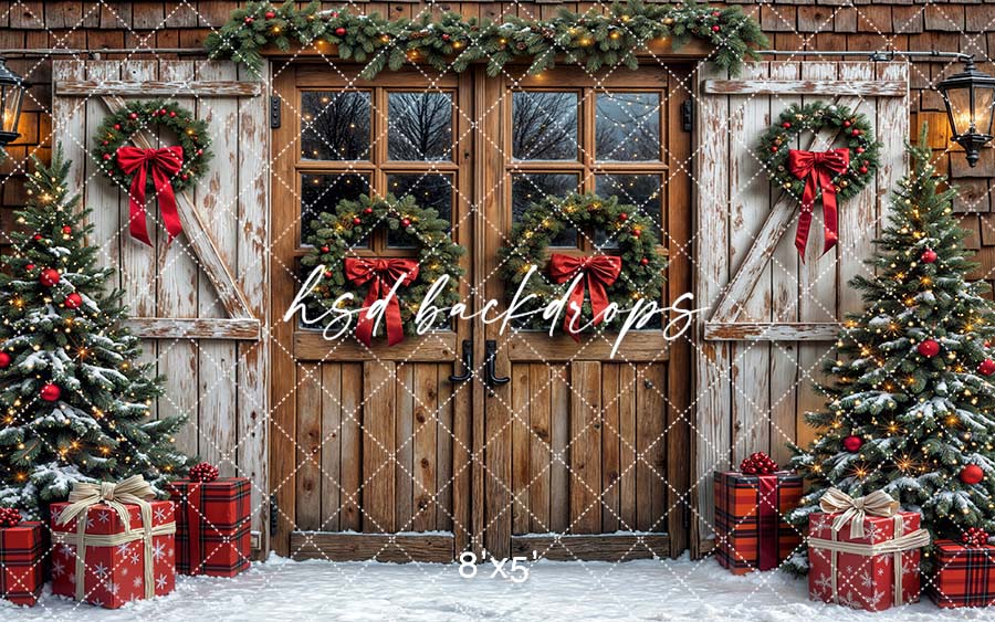 Frosted Farmhouse Doors (sweep options)