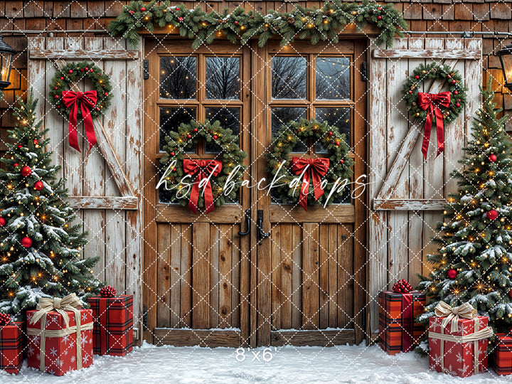 Frosted Farmhouse Doors (sweep options)