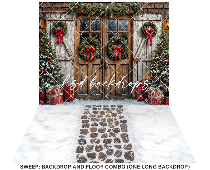 Frosted Farmhouse Doors (sweep options)
