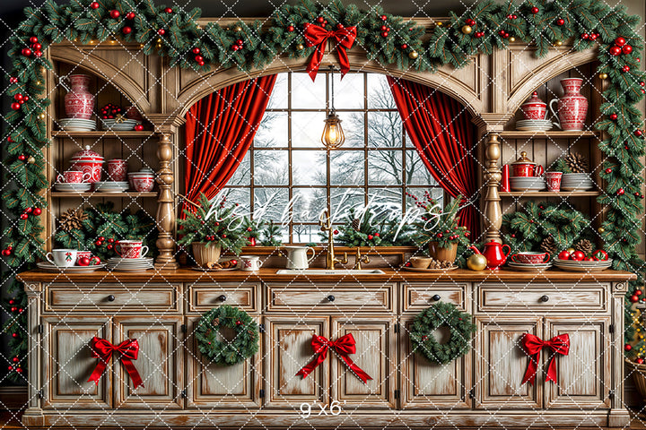 Festive Farmhouse Kitchen (sweep options)