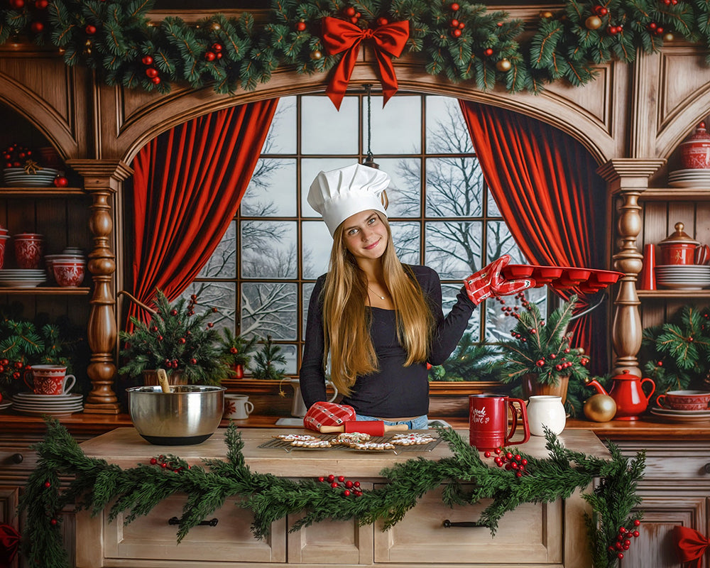 Festive Farmhouse Kitchen (sweep options)