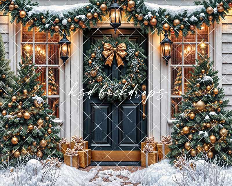 Frost & Gold Front Door (sweep options)